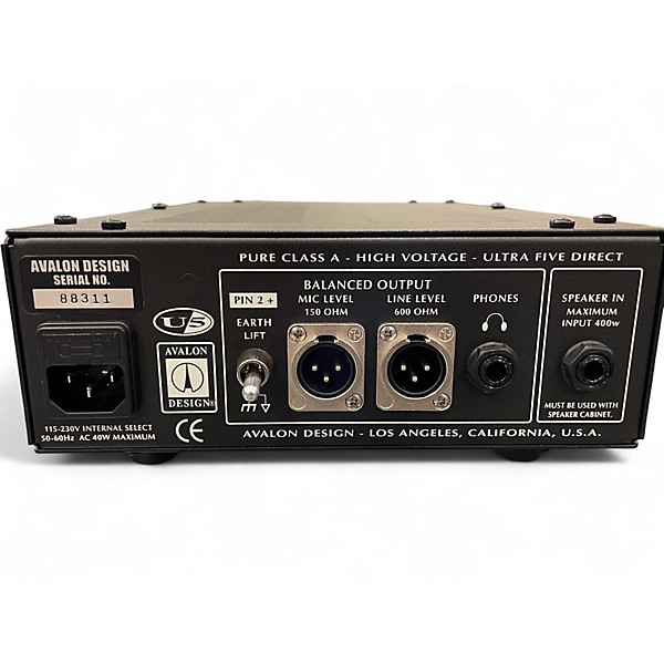 Used Avalon U5 Pure Class A Mono Direct Box