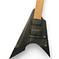 Used Aklot METAL V Flat Black Solid Body Electric Guitar