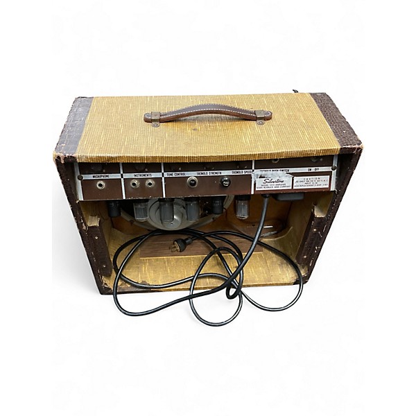Vintage 1950s Silvertone 1333 Tube Guitar Combo Amp