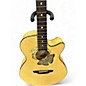 Used Luna Fauna Butterfly TRANSPARENT NATURAL Acoustic Electric Guitar