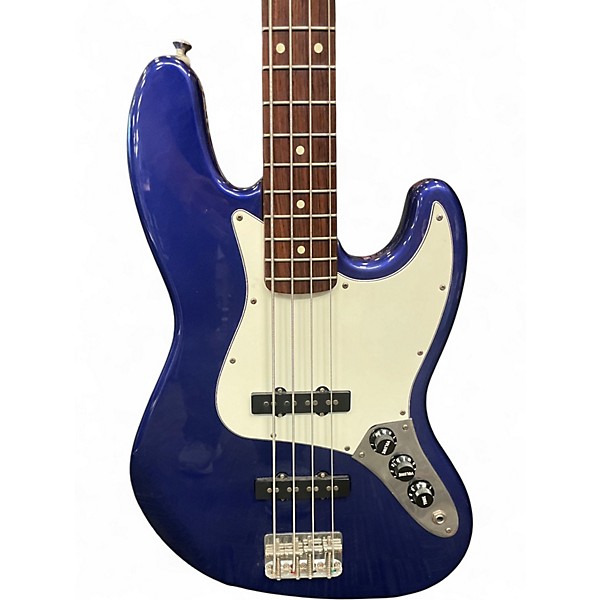 Used Fender Standard Jazz Bass Purple Electric Bass Guitar