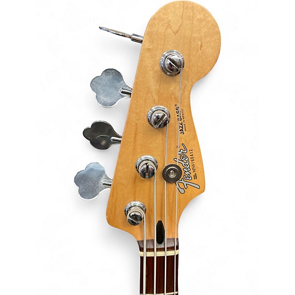 Used Fender Standard Jazz Bass Purple Electric Bass Guitar