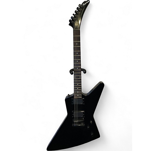 Used Epiphone 84 Explorer Black Solid Body Electric Guitar