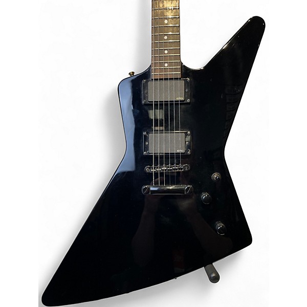 Used Epiphone 84 Explorer Black Solid Body Electric Guitar