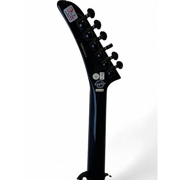 Used Epiphone 84 Explorer Black Solid Body Electric Guitar