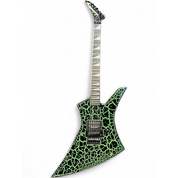 Used Jackson PRO SERIES BRANDON ELLIS SIGNATURE GREEN CRACKLE Solid Body Electric Guitar