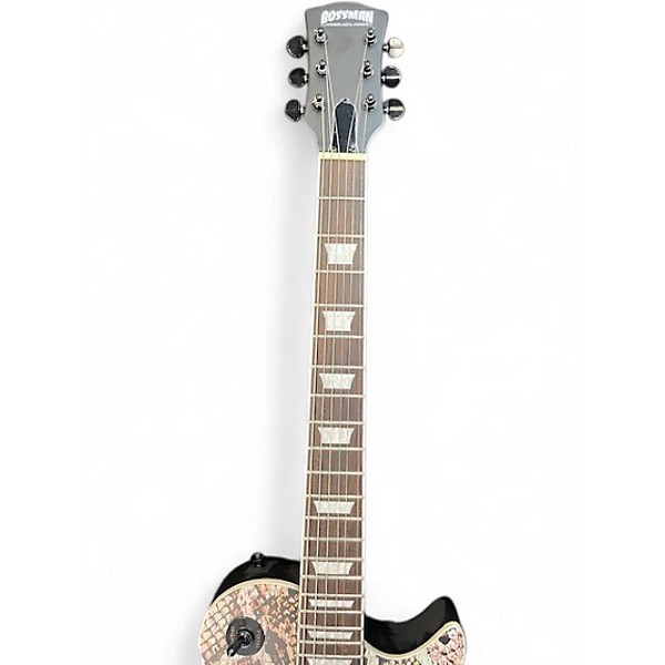Used HardLuck Kings Bossman Snakeskin Solid Body Electric Guitar