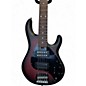 Used Sterling by Music Man Ray5 5 String Red to Black Fade Electric Bass Guitar