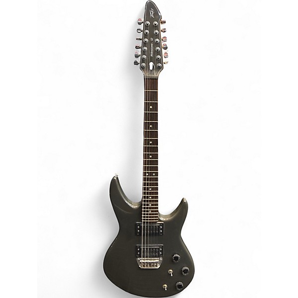 Used Peavey milestone 12 Gray Solid Body Electric Guitar