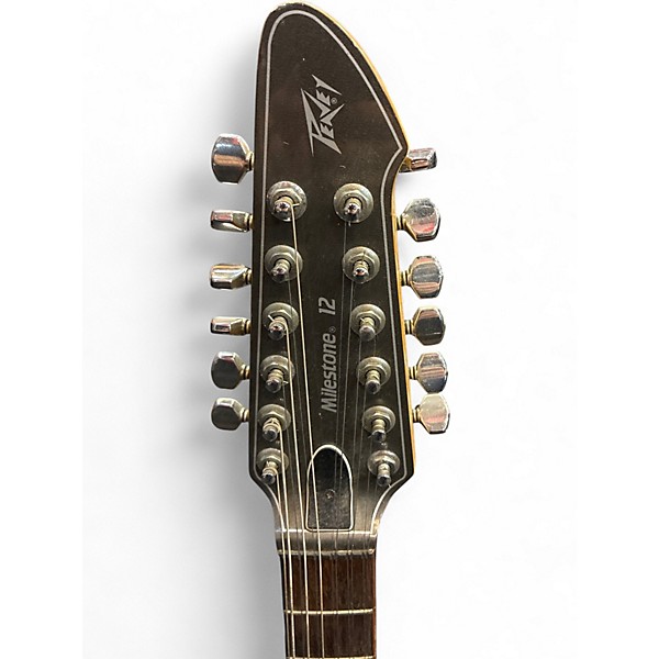 Used Peavey milestone 12 Gray Solid Body Electric Guitar