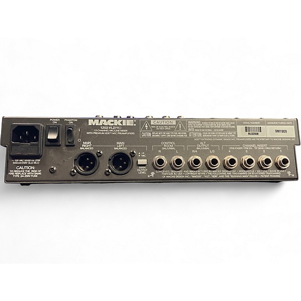Used Mackie 1202VLZ Pro Unpowered Mixer