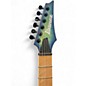 Used Ibanez RGAIX6MQM Surreal Blue Burst Solid Body Electric Guitar