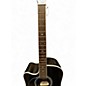 Used Takamine PRO EF341SC Left Handed Black Acoustic Electric Guitar