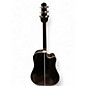 Used Takamine PRO EF341SC Left Handed Black Acoustic Electric Guitar
