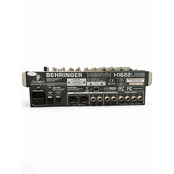 Used Behringer Xenyx X1622USB Unpowered Mixer