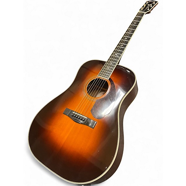 Used Fender PM-1 Deluxe 2 Color Sunburst Acoustic Electric Guitar