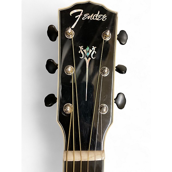 Used Fender PM-1 Deluxe 2 Color Sunburst Acoustic Electric Guitar