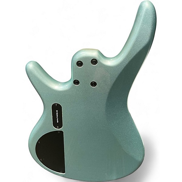 Used Ibanez SRMD205 Sea Foam Pearl Green Electric Bass Guitar
