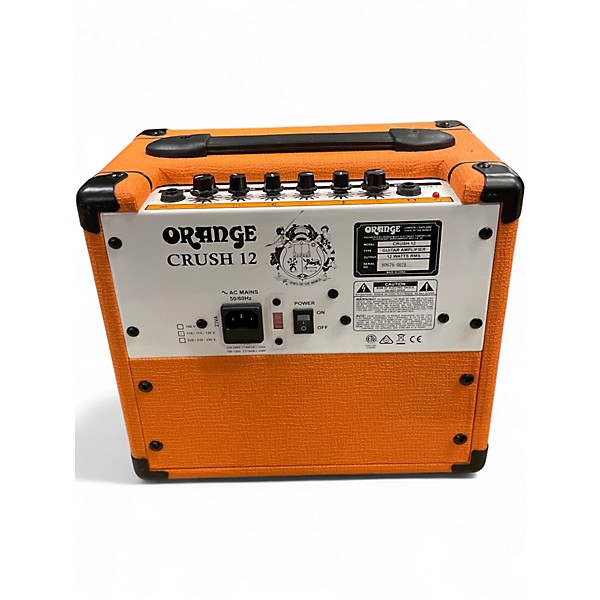 Used Orange Amplifiers Crush 12 Guitar Combo Amp