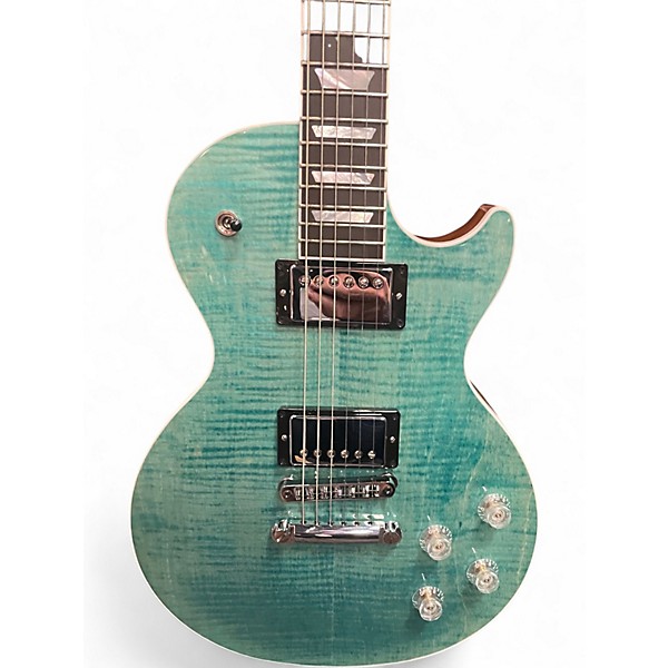 Used Gibson Les Paul Modern Figured Top Seafoam Green Solid Body Electric Guitar