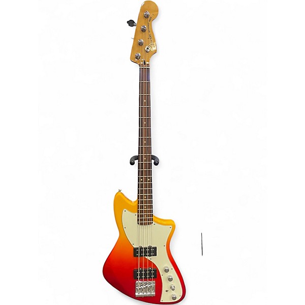 Used Fender Player Plus Meteora Bass Tequila Sunrise Electric Bass Guitar