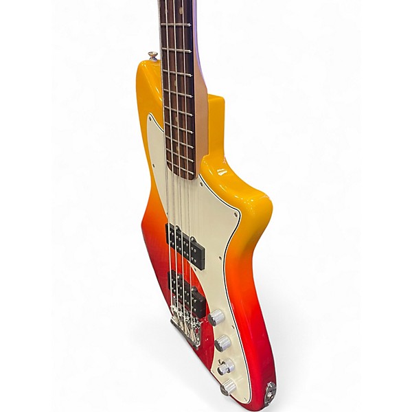 Used Fender Player Plus Meteora Bass Tequila Sunrise Electric Bass Guitar