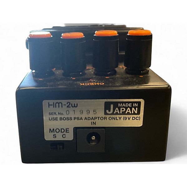Used BOSS HM2W Heavy Metal Wazacraft Effect Pedal