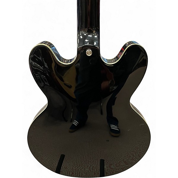 Used Epiphone Riviera Custom P93 Black Royale Black Hollow Body Electric Guitar