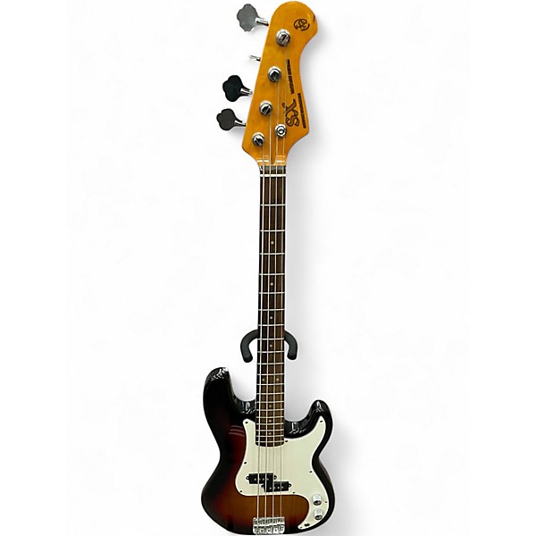 Used SX Vintage Series 2 Color Sunburst Electric Bass Guitar