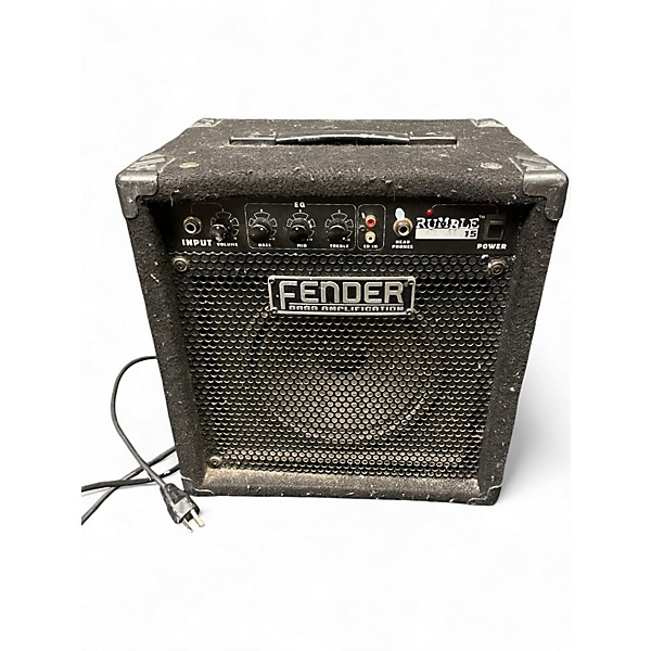 Used Fender Rumble 15 15W 1X8 Bass Combo Amp