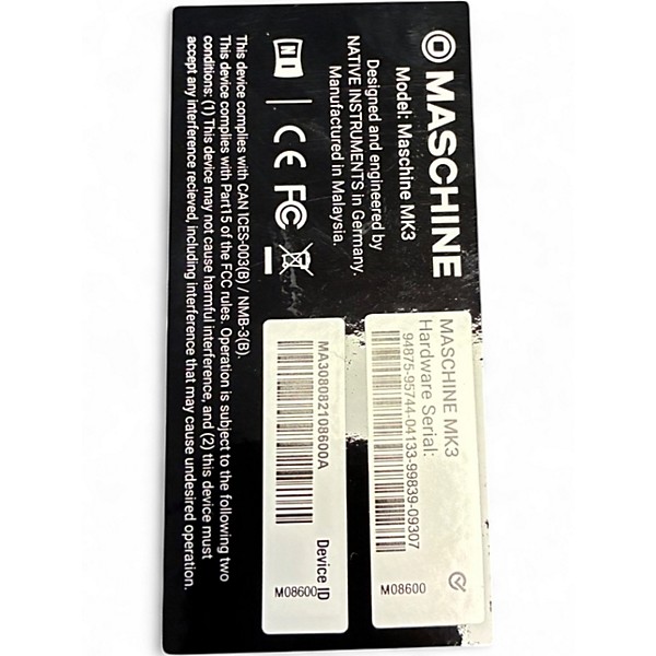 Used Native Instruments Maschine MK3 MIDI Controller
