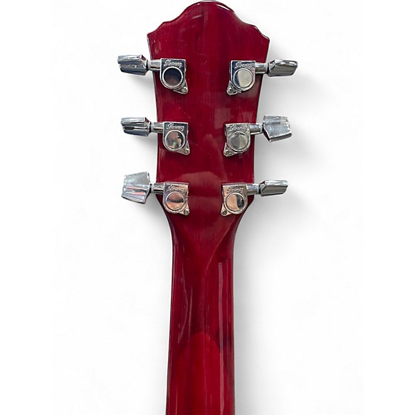 Used Ibanez AEG25E QUILTED RED Acoustic Electric Guitar