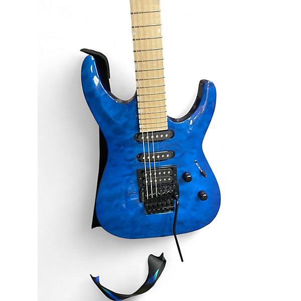 Used ESP LTD MH203 Trans Blue Solid Body Electric Guitar
