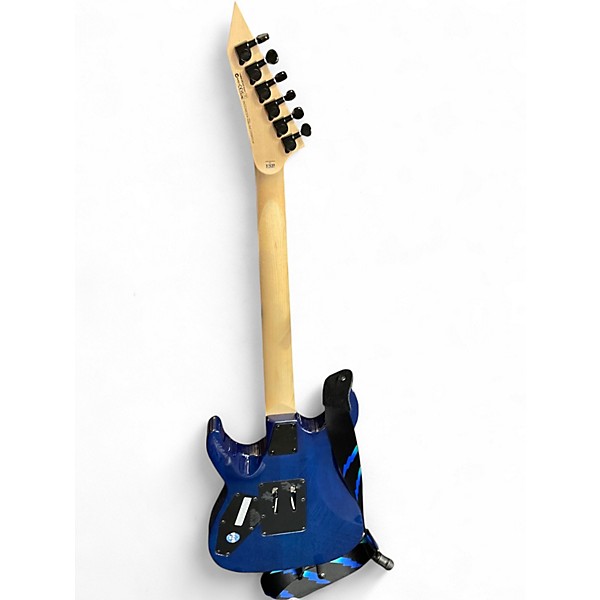 Used ESP LTD MH203 Trans Blue Solid Body Electric Guitar