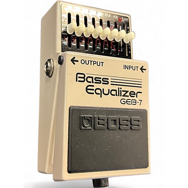 Used BOSS GEB7 7 Band Bass Equalizer Bass Effect Pedal