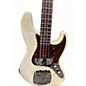 Used 2022 Fender LTD CUSTOM SHOP 1960 JAZZ BASS RELIC Olympic White Electric Bass Guitar