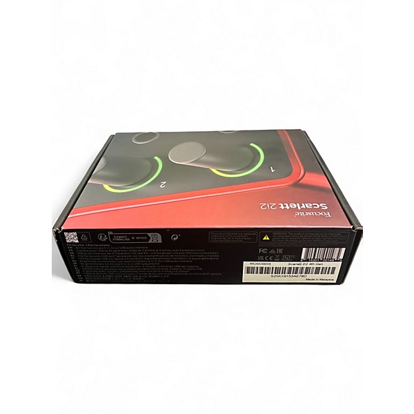 Used Focusrite Scarlett 2i2 Gen 4 Audio Interface