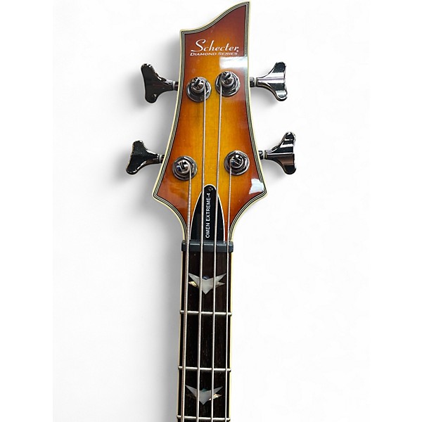 Used Schecter Guitar Research Omen Extreme 4 String Vintage Sunburst Electric Bass Guitar