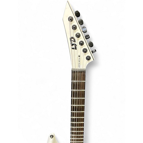 Used ESP LTD M-HT ARCTIC METAL Snow White Solid Body Electric Guitar