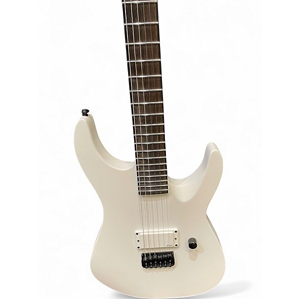 Used ESP LTD M-HT ARCTIC METAL Snow White Solid Body Electric Guitar