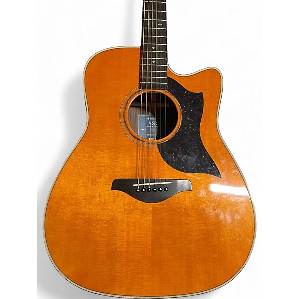 Used Yamaha A5R ARE Natural Acoustic Electric Guitar