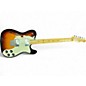 Used Fender 1972 Reissue Thinline Telecaster 3 Color Sunburst Hollow Body Electric Guitar