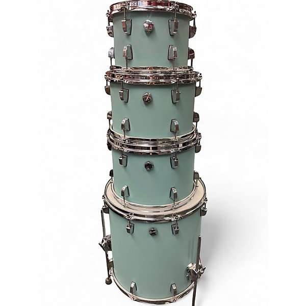Used Ludwig 5 Piece Neusonic Skyline Blue Drum Kit