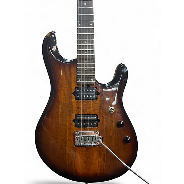 Used Sterling by Music Man JP150 Amber Solid Body Electric Guitar