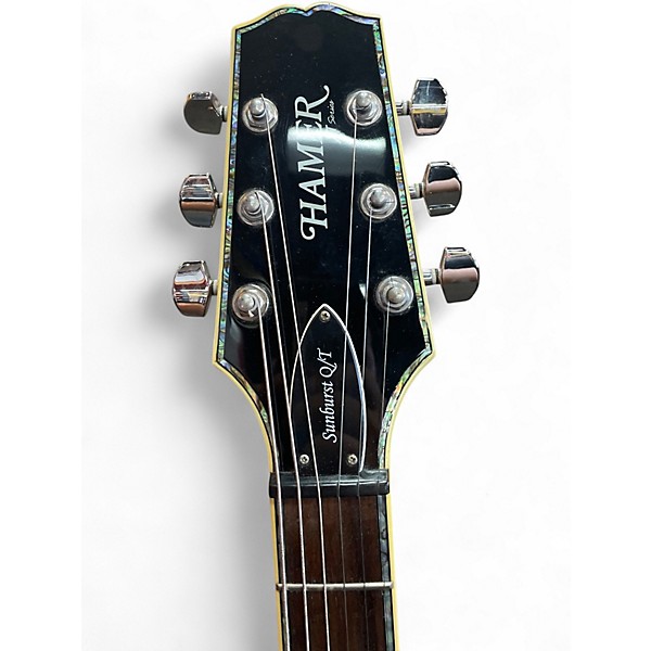 Used Hamer XT Series Sunburst QT Solid Body Electric Guitar