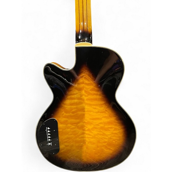 Used Washburn AB45VSK 2 Color Sunburst Acoustic Bass Guitar