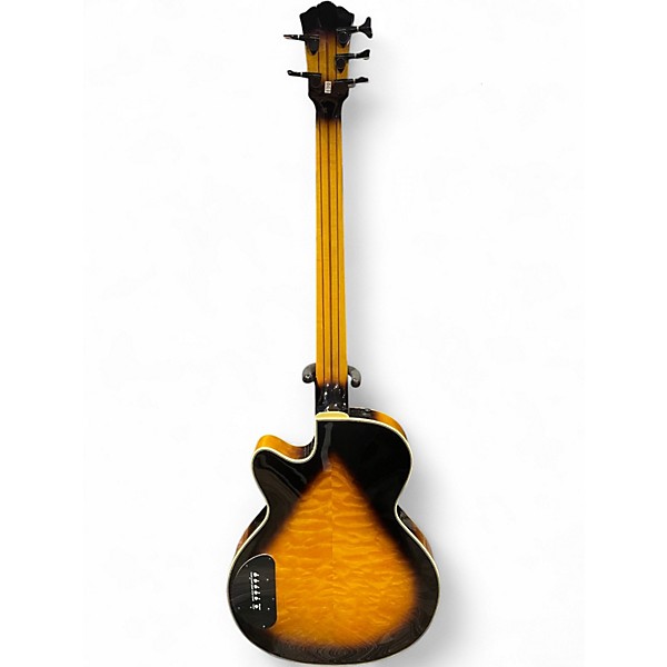 Used Washburn AB45VSK 2 Color Sunburst Acoustic Bass Guitar