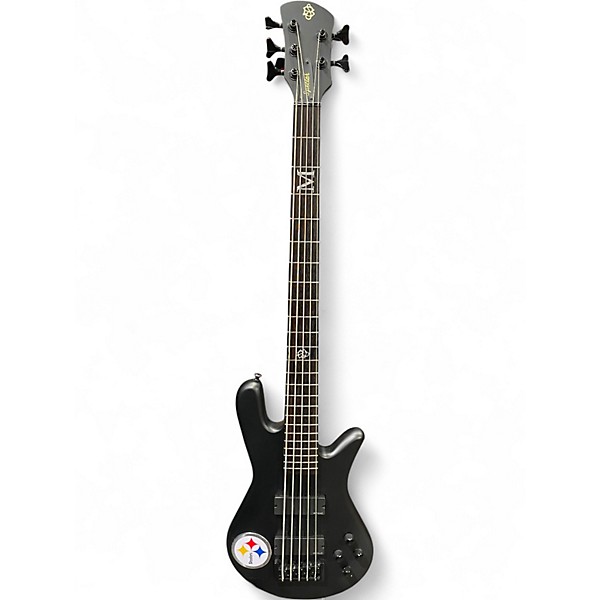 Used Spector Mike Kroeger Signature 5 String Black Electric Bass Guitar