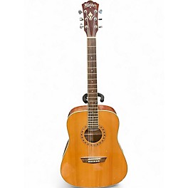 Used Washburn WD10S Natural Acoustic Guitar
