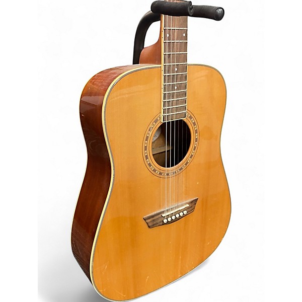 Used Washburn WD10S Natural Acoustic Guitar